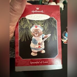 Hallmark Christmas Ornament Spoon Full of Love Nurse theme 1998 edition vintage